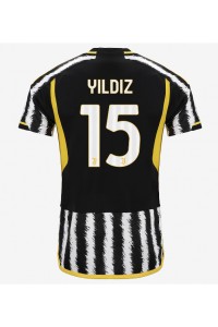 Fotbalové Dres Juventus Kenan Yildiz #15 Domácí Oblečení 2023-24 Krátký Rukáv